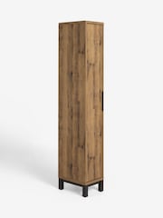 Dark Natural Bronx Tall Hallway Storage Cabinet - Image 9 of 10