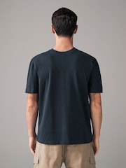 Bleu marine - Ajustement régulier - T-shirt épais - Image 4 de 8