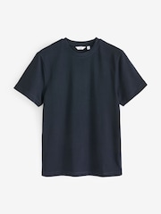 Bleu marine - Ajustement régulier - T-shirt épais - Image 6 de 8