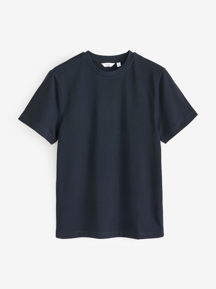 Donkerblauw - Normale Pasvorm - Zwaar T-shirt - Image 6 of 8