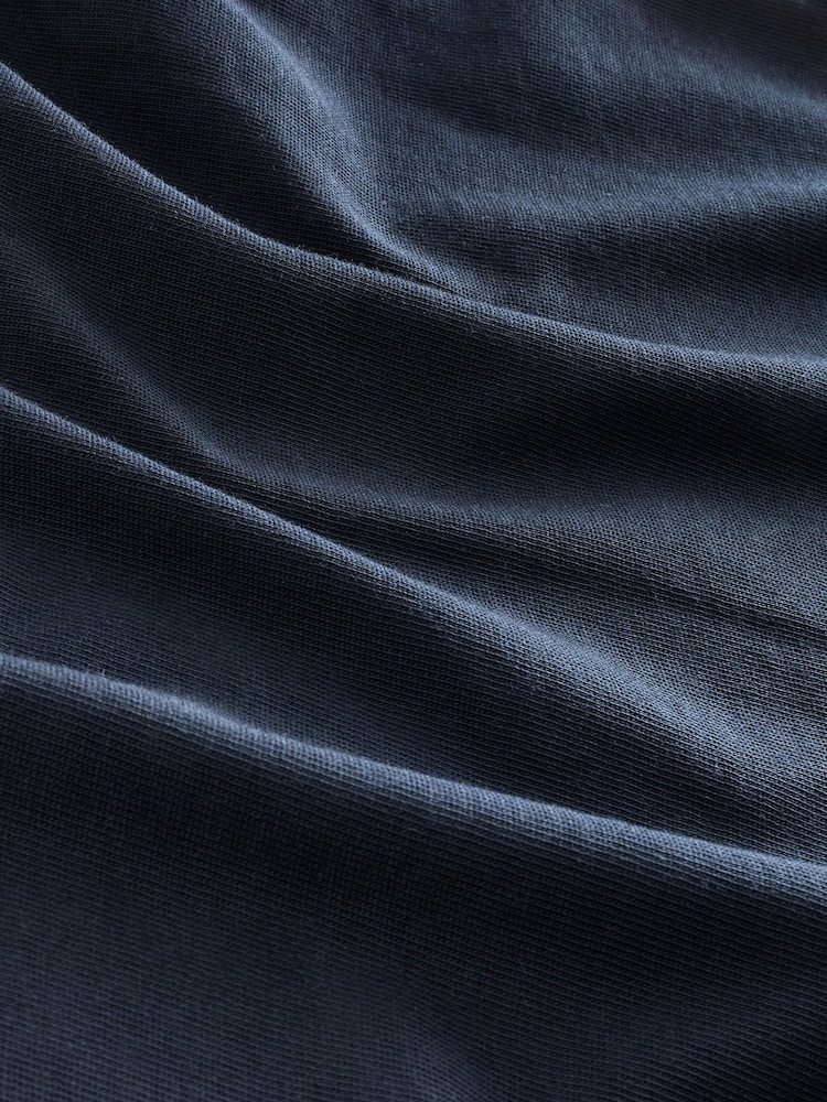 Bleu marine - Ajustement régulier - T-shirt épais - Image 8 de 8