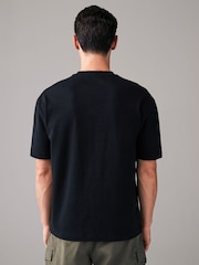 Noir - Oversize - T-shirt épais - Image 3 de 7