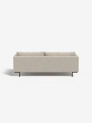 MADE.COM Cotton Weave Pebble Grey Harlow 3 Seater Sofa - Image 2 of 4
