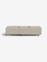 MADE.COM Cotton Weave Pebble Grey Harlow Right Hand Facing Corner Sofa - Image 2 of 4