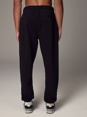 Black Relaxed Fit Cotton Rich Jersey Joggers - Image 2 of 9