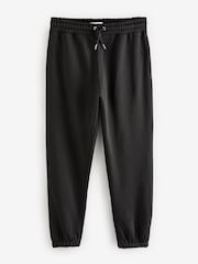Black Relaxed Fit Cotton Rich Jersey Joggers - Image 6 of 9