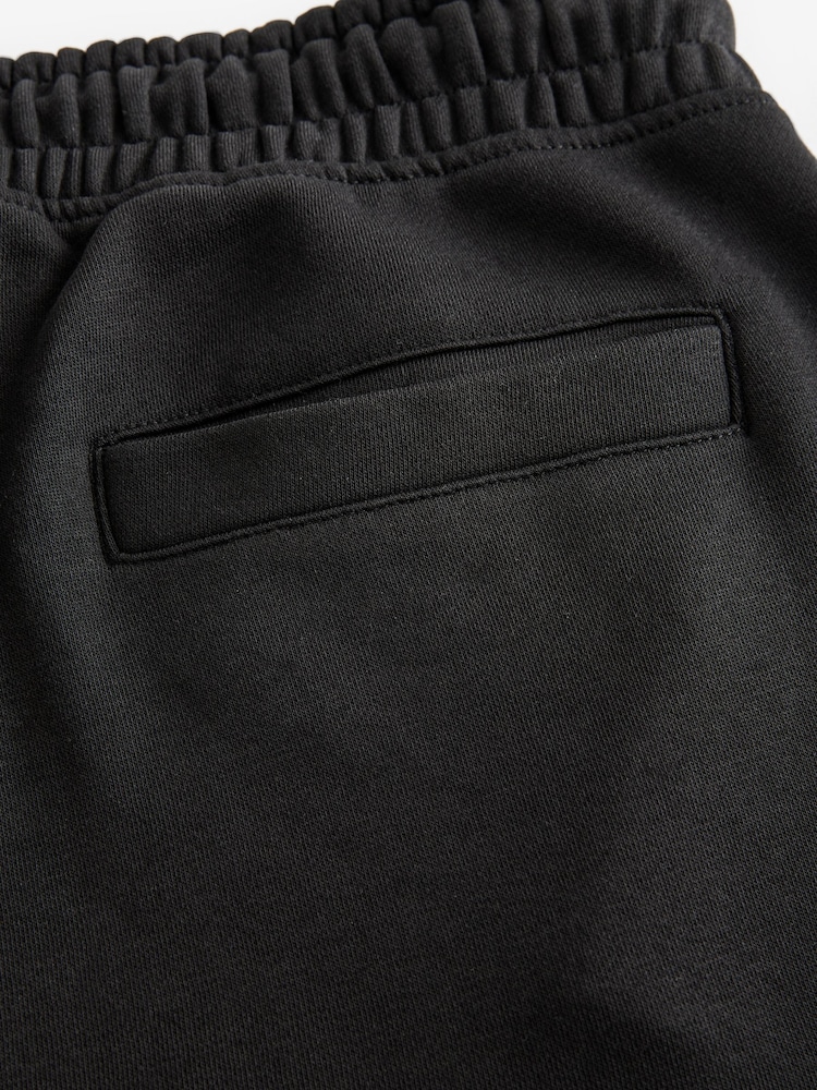 Black Relaxed Fit Cotton Rich Jersey Joggers - Image 9 of 9