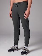 Slate Grey Slim Fit Cotton Rich Jersey Joggers - Image 1 of 7