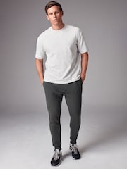 Slate Grey Slim Fit Cotton Rich Jersey Joggers - Image 2 of 7