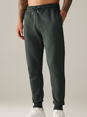 Green Slim Fit Cotton Rich Jersey Joggers - Image 1 of 8