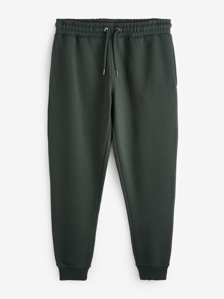 Green Slim Fit Cotton Rich Jersey Joggers - Image 6 of 8