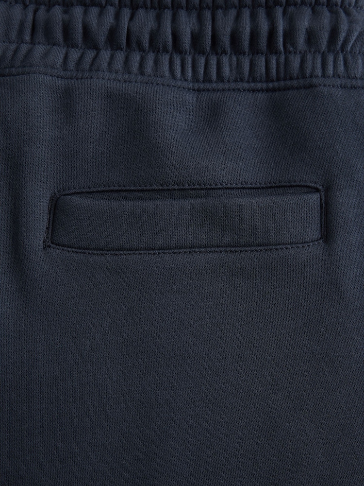 Navy Blue Regular Fit Cotton Rich Jersey Joggers - Image 10 of 10