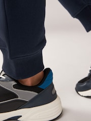 Navy Blue Regular Fit Cotton Rich Jersey Joggers - Image 6 of 10