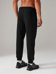 Black Regular Fit Cotton Rich Jersey Joggers - Image 3 of 8