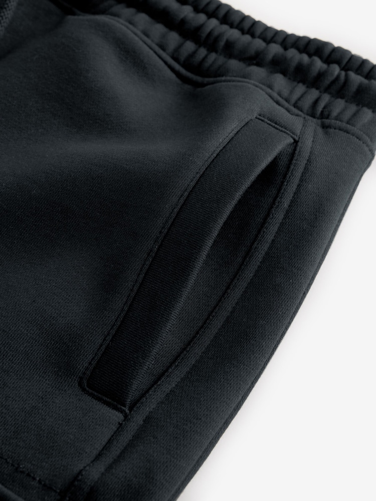 Black Cuff Cotton Rich Jersey Cargo Joggers - Image 9 of 9