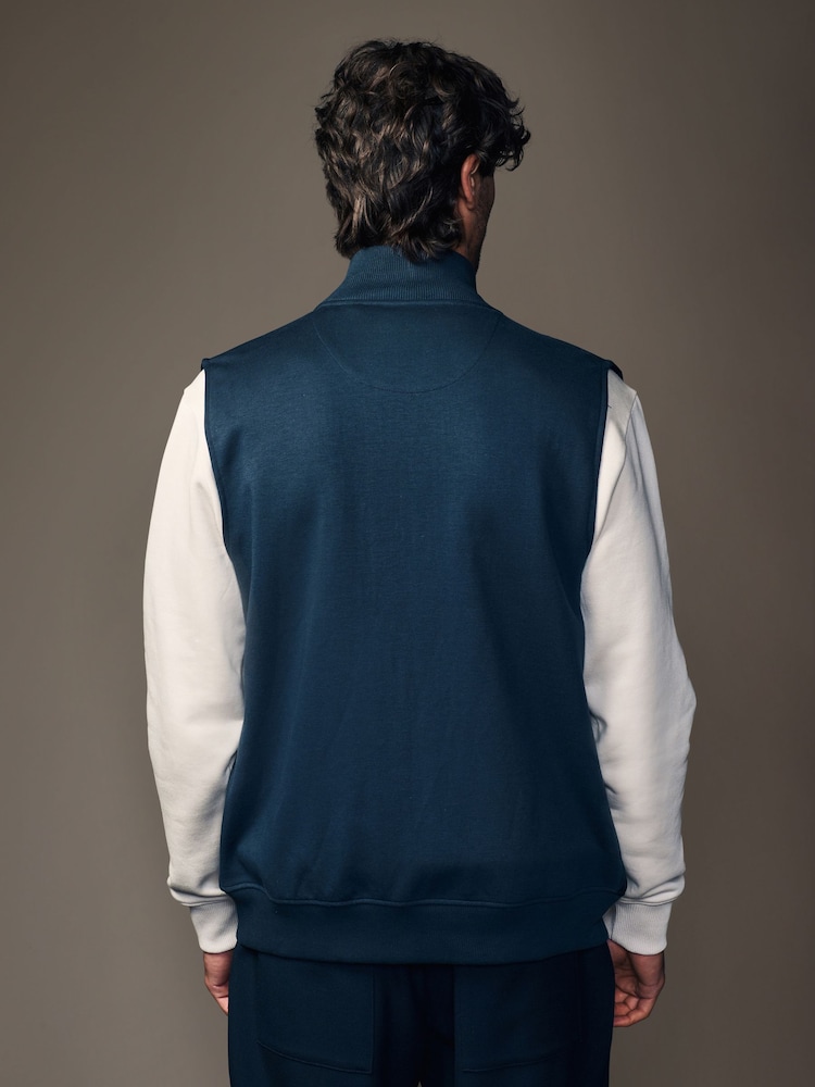 Navy Blue Hybrid Gilet - Image 2 of 6