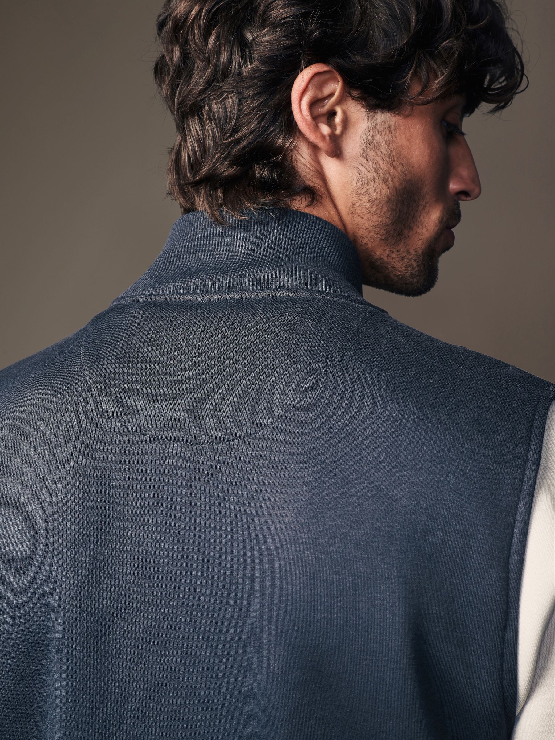 Buy Navy Blue Hybrid Full Zip Gilet from Next USA