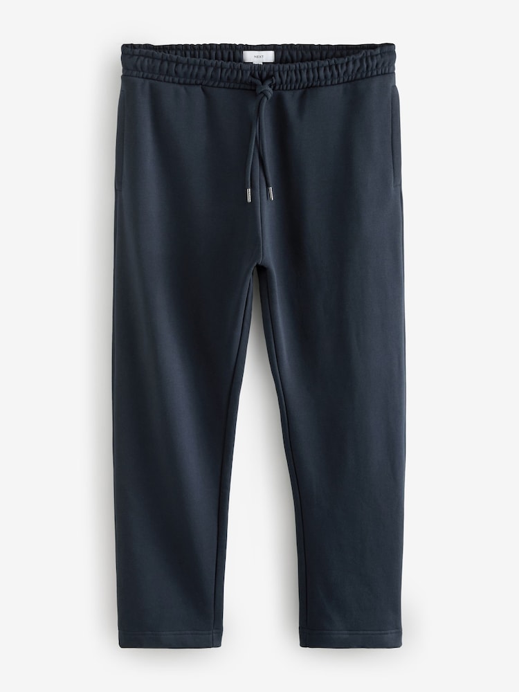 Navy Blue Open Cotton Rich Jersey Joggers - Image 6 of 8