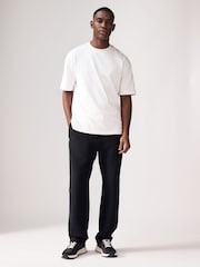 Black Smart Textured Joggers - Image 4 of 9