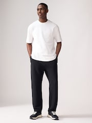 Black Smart Textured Joggers - Image 5 of 9