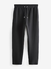 Black Smart Textured Joggers - Image 7 of 9