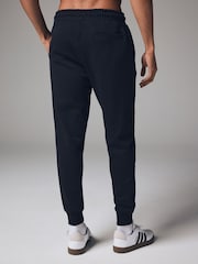 Black Slim Fit Cotton Rich Jersey Joggers - Image 3 of 10