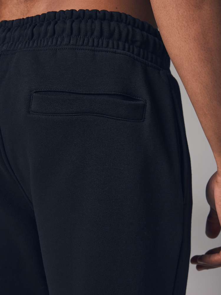 Black Slim Fit Cotton Rich Jersey Joggers - Image 4 of 10