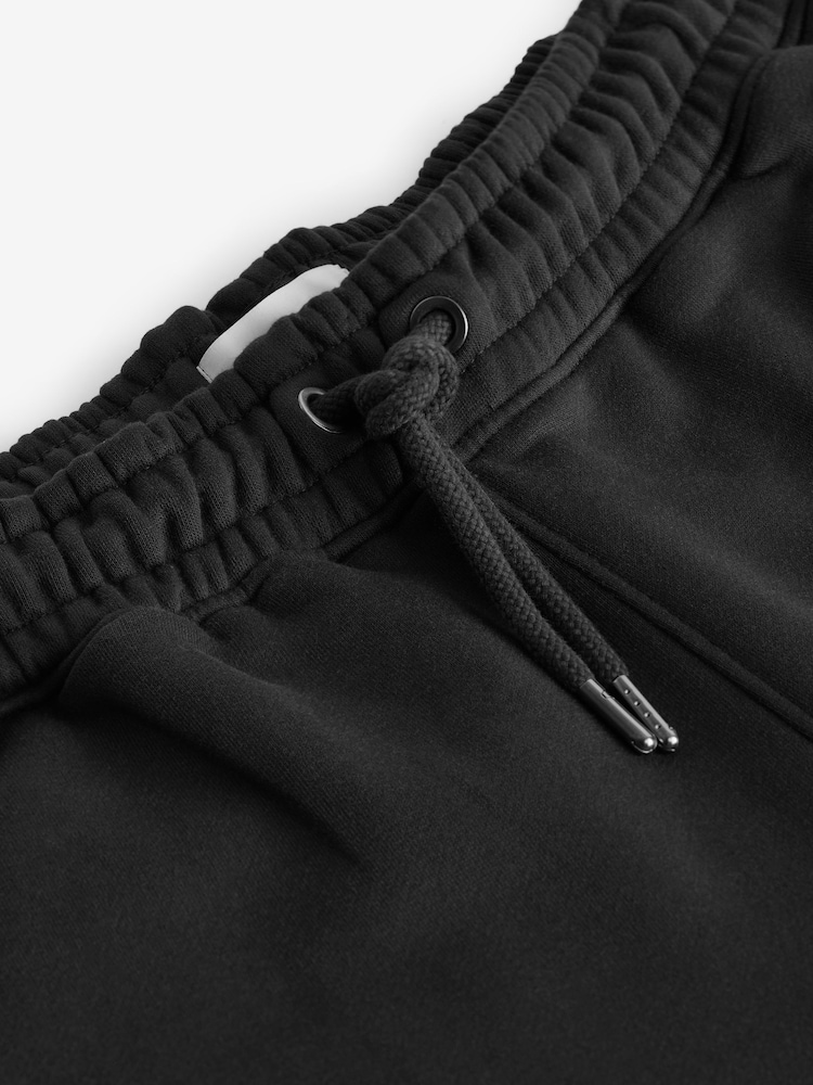 Black Slim Fit Cotton Rich Jersey Joggers - Image 8 of 10