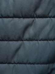 Navy Blue Hybrid Funnel Neck Jacket - Image 11 of 11
