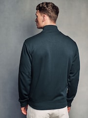 Navy Blue Hybrid Funnel Neck Jacket - Image 3 of 11