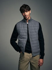 Grey Hybrid Gilet - Image 1 of 8