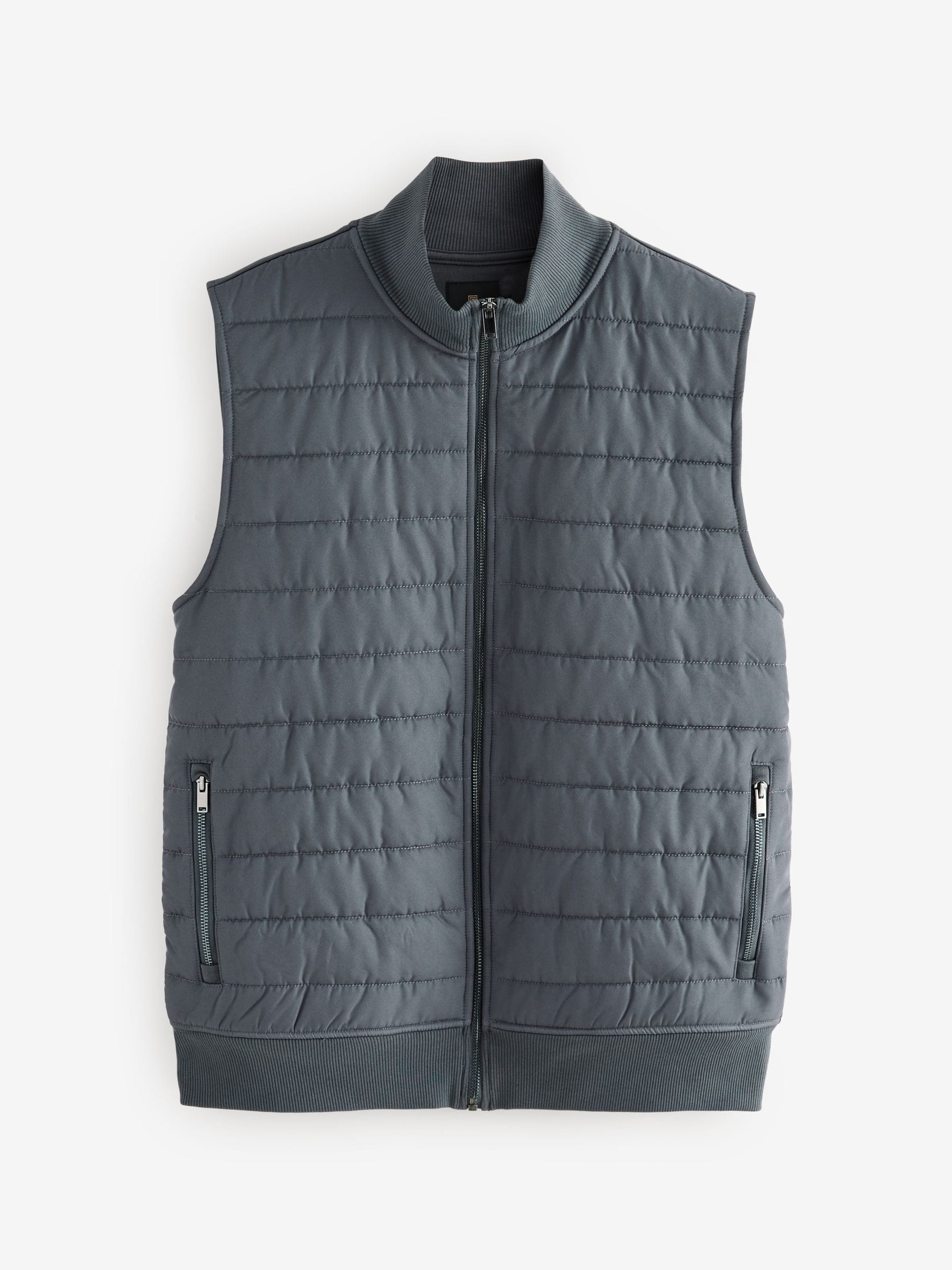 Buy Grey Hybrid Gilet from the Next UK online shop