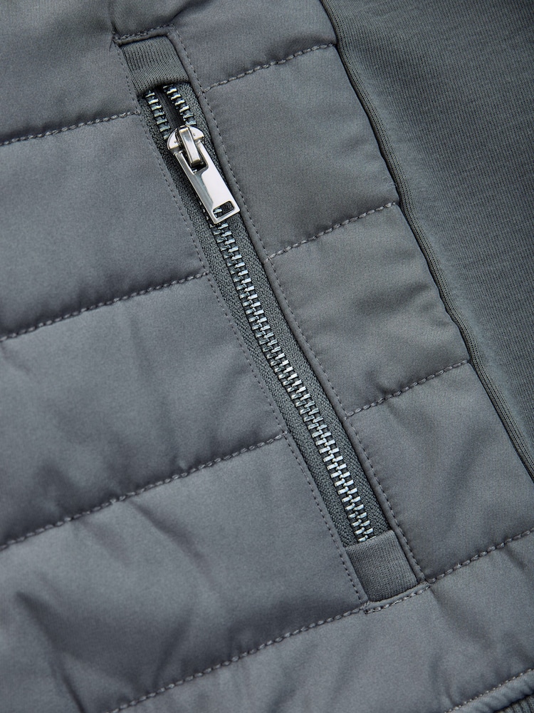 Grey Hybrid Gilet - Image 8 of 8