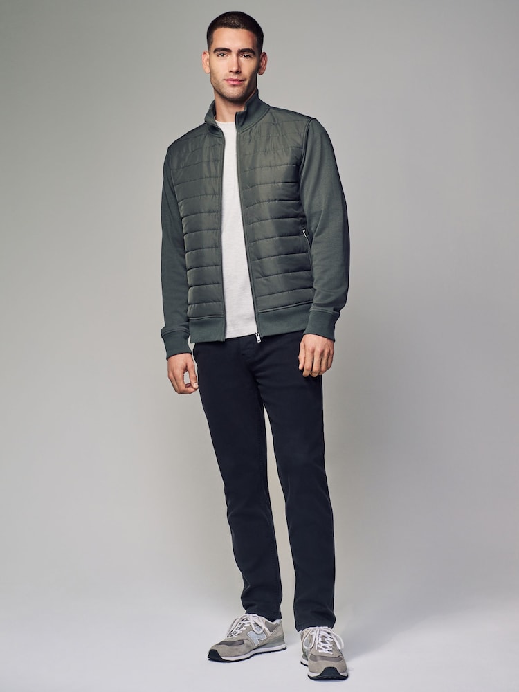 Green Hybrid Funnel Neck Jacket - Image 2 of 10 Green Hybrid Funnel Neck Jacket - Image 2 of 10