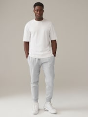 Grey Slim Fit Cotton Rich Jersey Joggers - Image 2 of 9