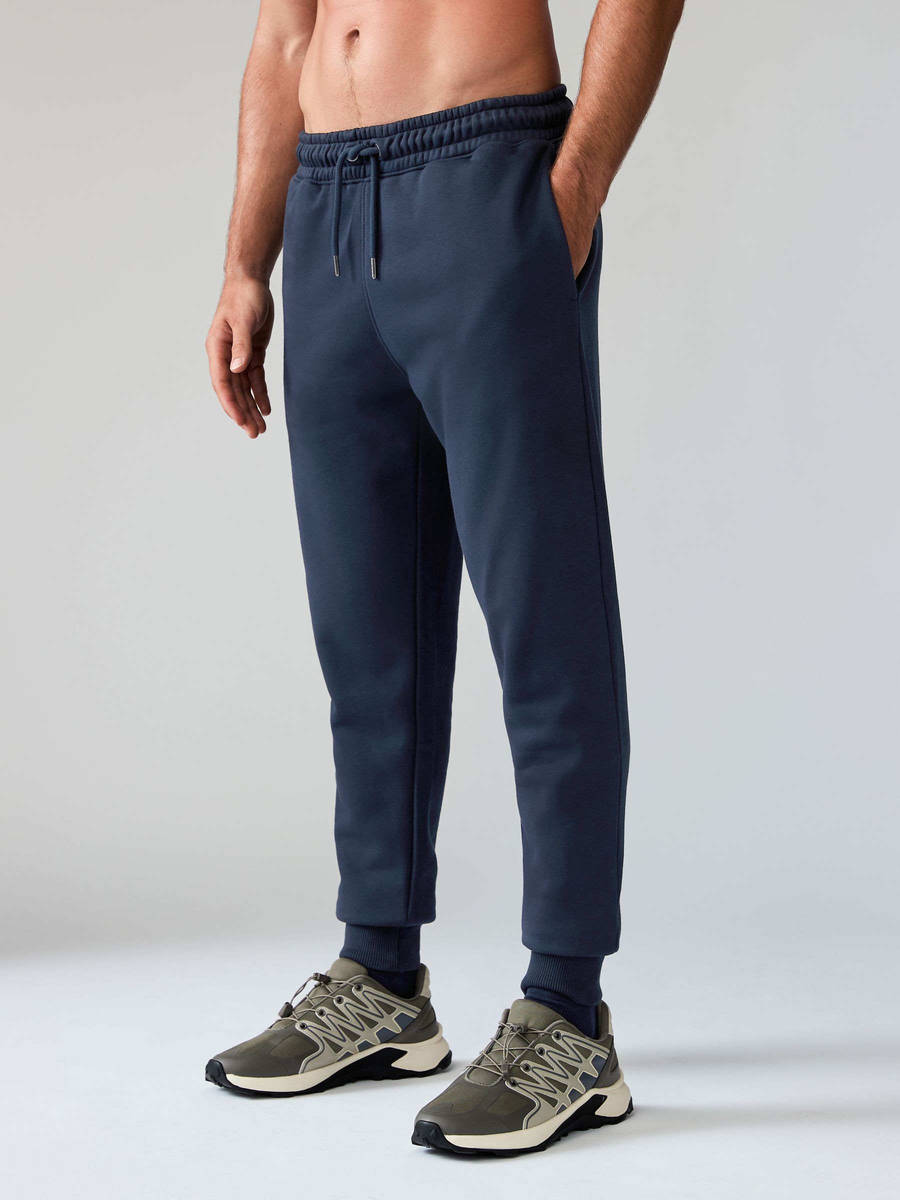 Navy slim fit joggers new arrivals