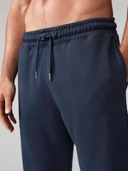 Navy Blue Slim Fit Cotton Rich Jersey Joggers - Image 4 of 8