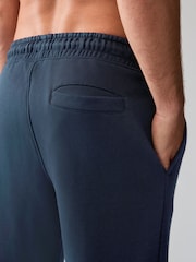 Navy Blue Slim Fit Cotton Rich Jersey Joggers - Image 5 of 8
