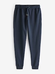 Navy Blue Slim Fit Cotton Rich Jersey Joggers - Image 6 of 8