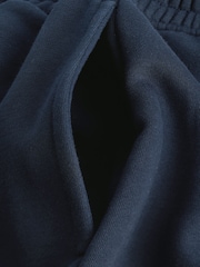 Navy Blue Slim Fit Cotton Rich Jersey Joggers - Image 8 of 8