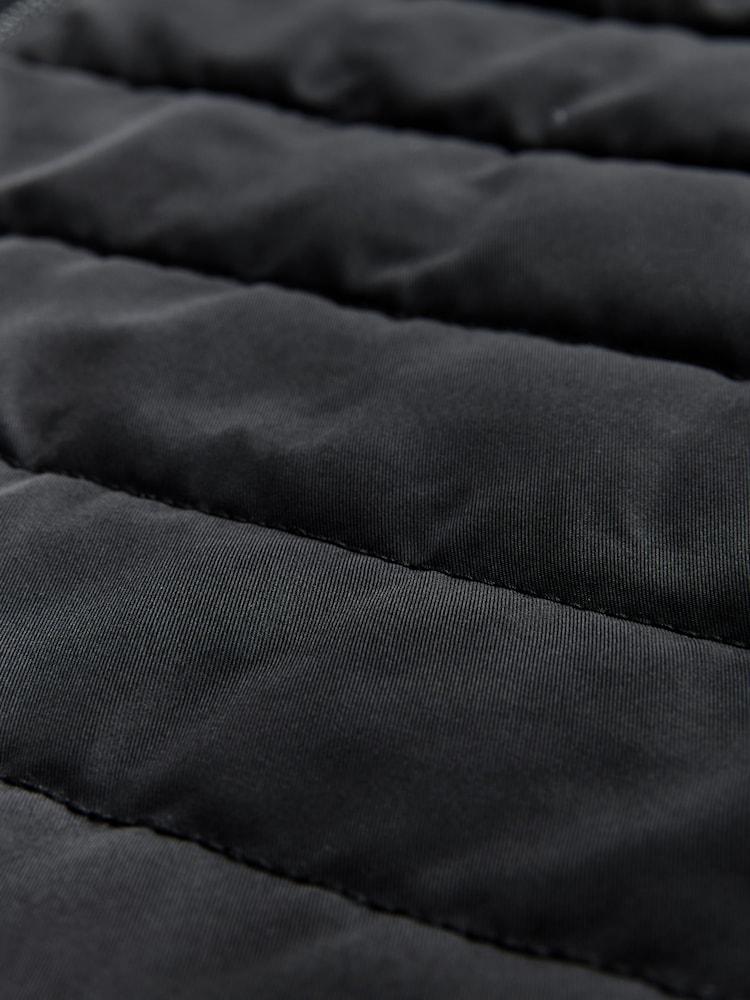 Black Hybrid Funnel Neck Jacket - Image 11 of 11