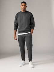 Slate Grey Utility Joggers - Image 2 of 9
