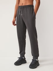 Charcoal Grey Regular Fit Cotton Rich Jersey Joggers - Image 1 of 8