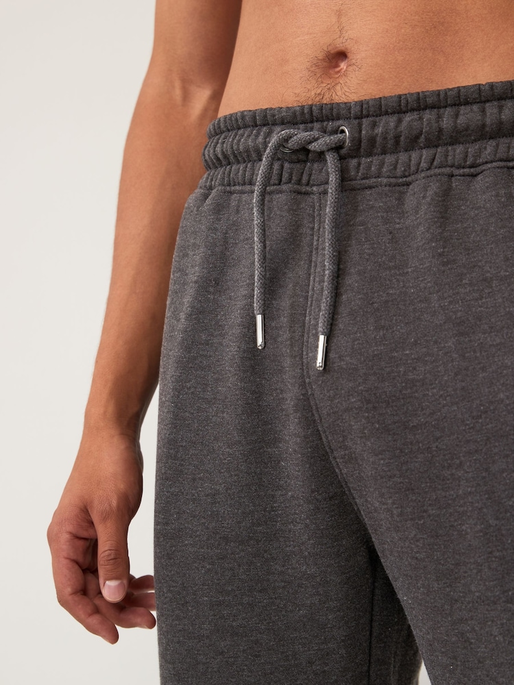 Charcoal Grey Regular Fit Cotton Rich Jersey Joggers - Image 4 of 8