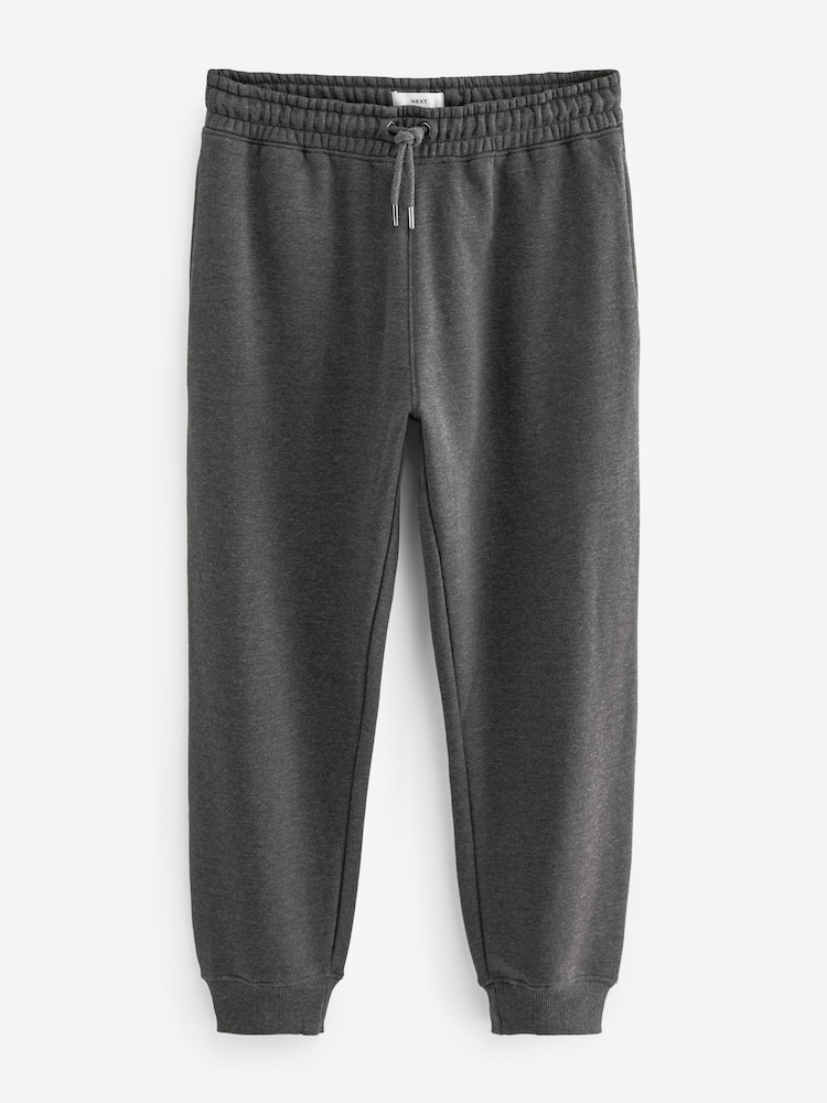 Charcoal Grey Regular Fit Cotton Rich Jersey Joggers - Image 6 of 8