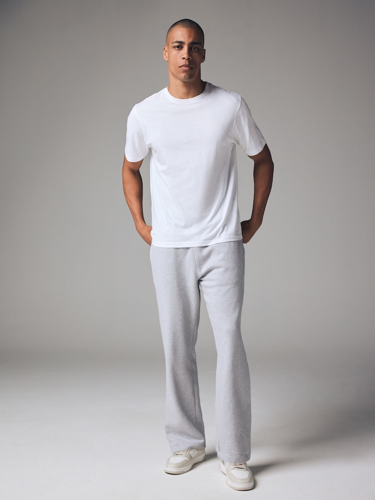 Grey Open Cotton Rich Jersey Joggers - Image 3 of 8
