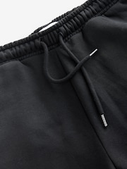 Black Open Cotton Rich Jersey Joggers - Image 8 of 9
