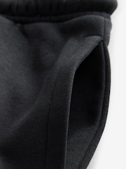 Black Open Cotton Rich Jersey Joggers - Image 9 of 9