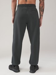 Slate Grey Relaxed Fit Cotton Rich Jersey Joggers - Image 3 of 8