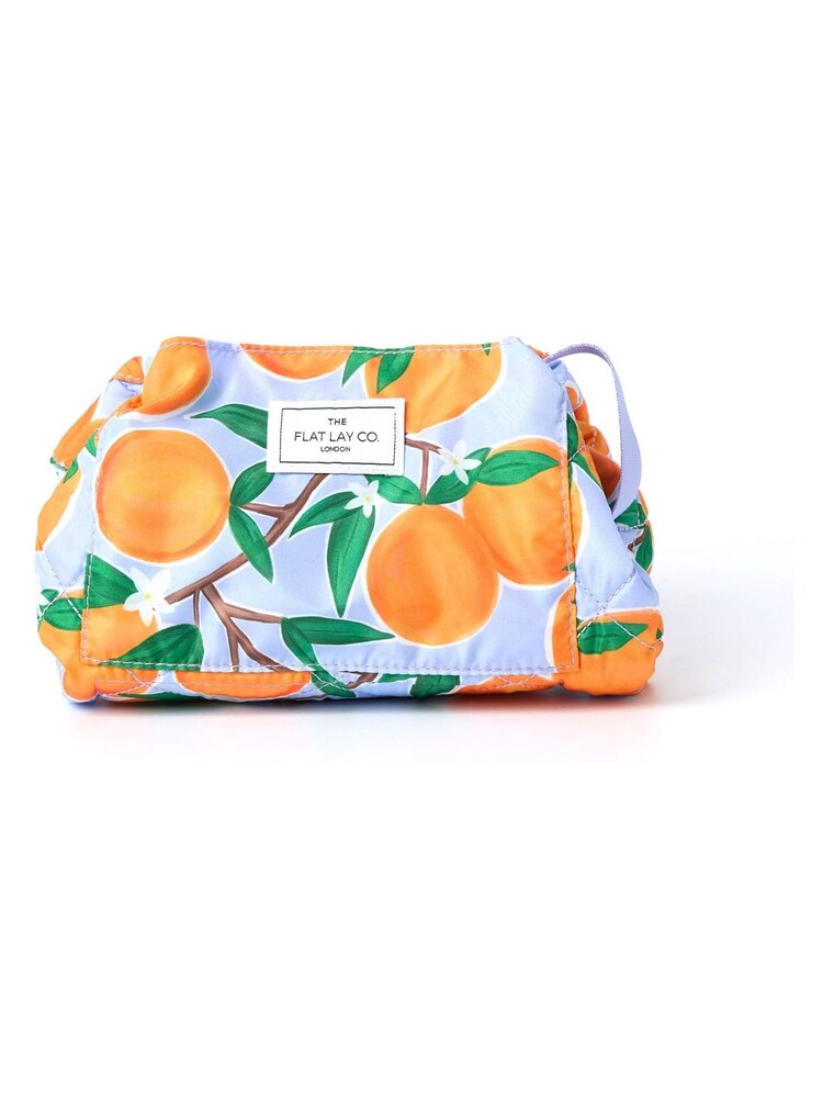 The Flat Lay Co. Open Flat Drawstring Makeup Bag - Image 1 of 5 The Flat Lay Co. Open Flat Drawstring Makeup Bag - Image 1 of 5